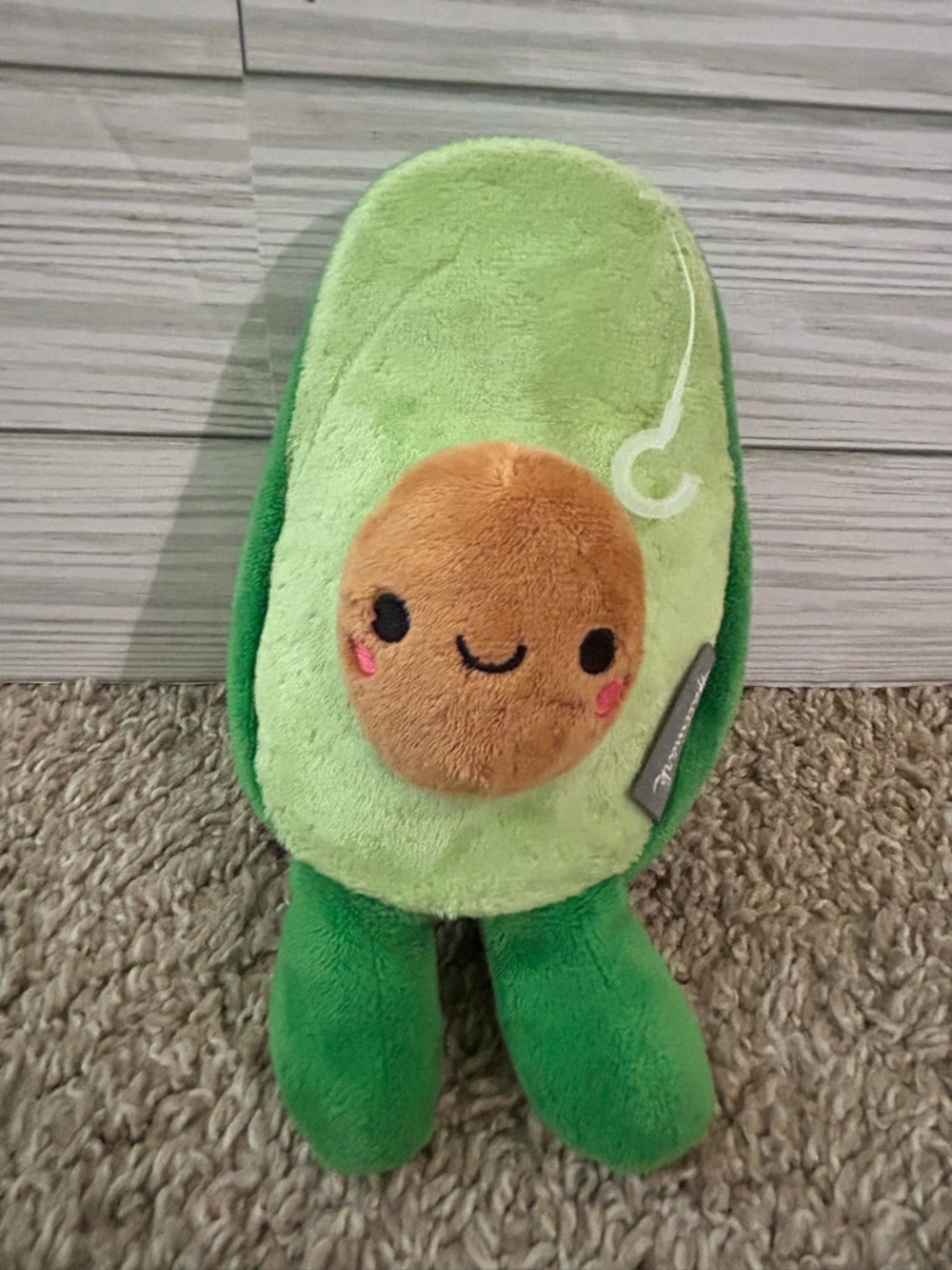 Hallmark Plush Kawaii Avocado Stuffed Toy Collector VTG Green & Brown